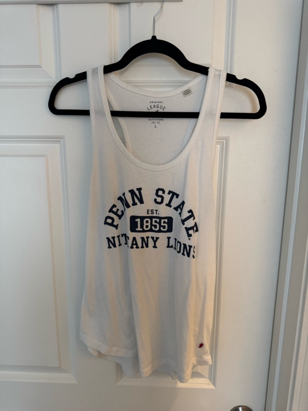 American Eagle White Penn State Tank Top